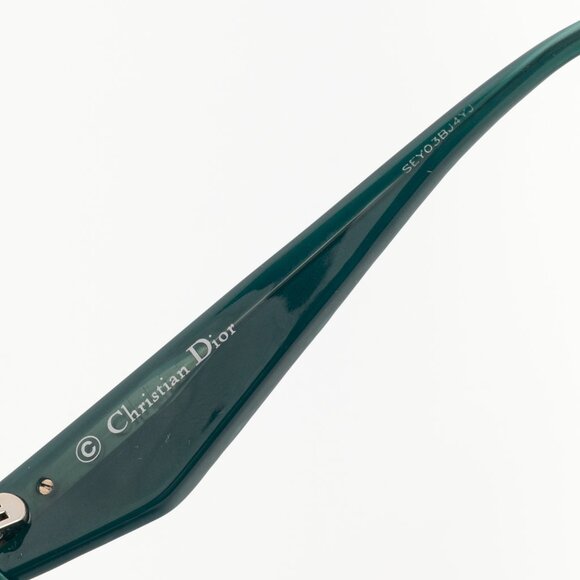 Christian Dior VeryDior1N Green Opal Cannage-Embossed Butterfly Sunglasses - Picture 7 of 10